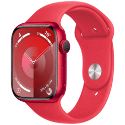 Apple Watch Series 9 GPS 45mm Red Aluminum Case with Red Sport Band - S/M - (uus)