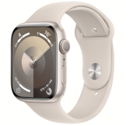 Apple Watch Series 9 GPS 45mm Starlight Aluminum Case with Starlight Sport Band - M/L - (uus)