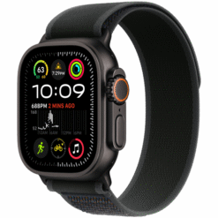 Apple Watch Ultra 2 GPS + Cellular 49mm Black Titanium Case with Black Trail Loop - M/L - (uus)
