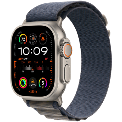 Apple Watch Ultra 2 GPS + Cellular 49mm Titanium Case with Blue Alpine Loop - Small - (uus)