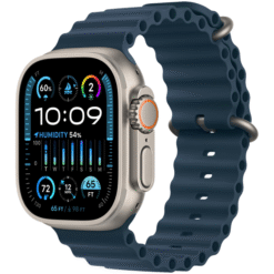 Apple Watch Ultra 2 GPS + Cellular 49mm Titanium Case with Blue Ocean Band - (uus)