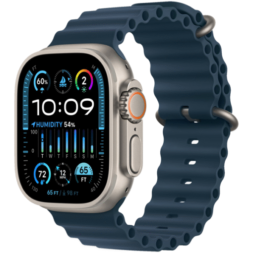 Apple Watch Ultra 2 GPS + Cellular 49mm Titanium Case with Blue Ocean Band - (uus)