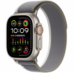 Apple Watch Ultra 2 GPS + Cellular 49mm Titanium Case with Green/Gray Trail Loop - M/L - (uus)