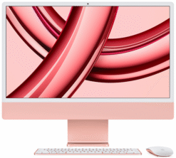 Apple iMac 24" (2023) (M3 8-Core CPU, 10-Core GPU, 8GB RAM, 512GB SSD, INT) Pink - (uus)