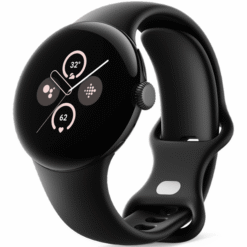 Google Pixel Watch 2 Matte Black Aluminum Case/Obsidian Active Band - (uus)