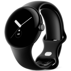 Google Pixel Watch LTE Matte Black Case/Obsidian Active Band - (uus)