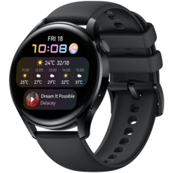 Huawei Watch 3 Active Black with Black Fluoroelastomer Strap - (uus)
