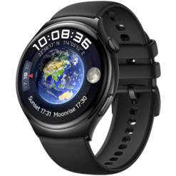 Huawei Watch 4 Black Stainless Steel Case with Black Fluoroelastomer Strap - (uus)