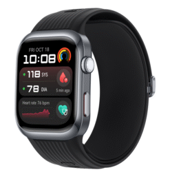 Huawei Watch D2 Black Aluminum Alloy Case with Black Fluoroelastomer Strap - (uus)