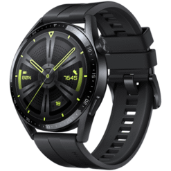 Huawei Watch GT 3 Active 46mm Black Stainless Steel Case with Black Fluoroelastomer Strap - (uus)