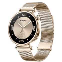 Huawei Watch GT 4 41mm Gold Stainless Steel Case with Gold Milanese Strap - (uus)