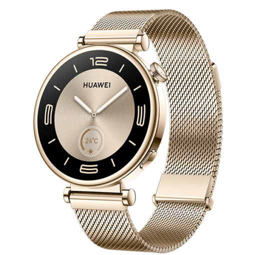 Huawei Watch GT 4 41mm Gold Stainless Steel Case with Gold Milanese Strap - (uus)