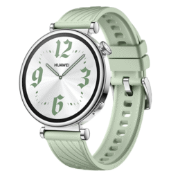 Huawei Watch GT 4 41mm Stainless Steel Case with Green Fluoroelastomer Strap - (uus)