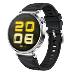 Huawei Watch GT 5 41mm Stainless Steel Case with Black Fluoroelastomer Strap - (uus)