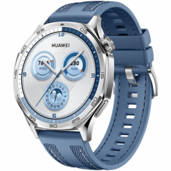 Huawei Watch GT 5 46mm Stainless Steel Case with Blue Woven Strap - (uus)