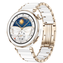 Huawei Watch GT 5 Pro 42mm Ceramic White Ceramic Case with White Ceramic Strap - (uus)
