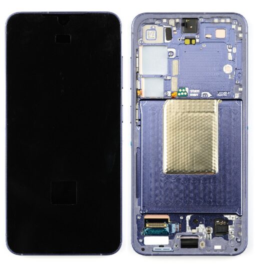 LCD screen Samsung S928 S24 Ultra with touch screen and frame Titanium Grey/Orange/Violet original (service pack) - Image 2