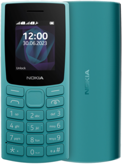 Nokia 105 4G (2023) Dual SIM Cyan - (uus)