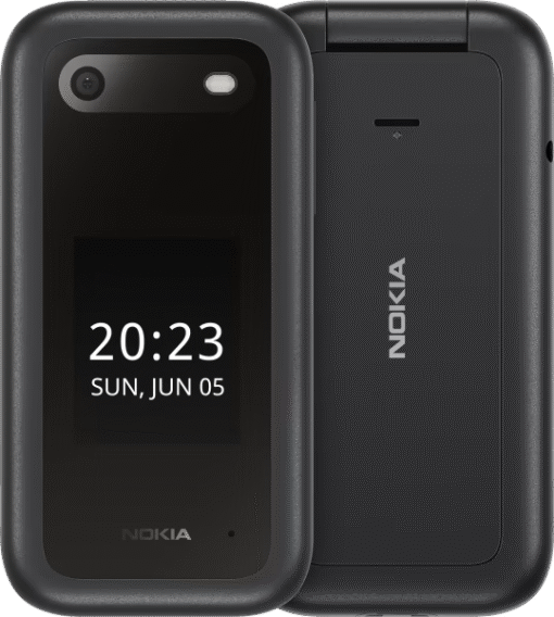 Nokia 2660 Flip Dual SIM Black - (uus)