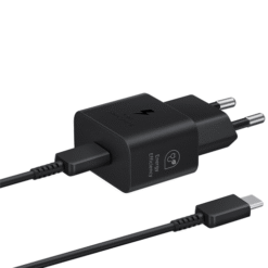 Samsung 25W USB-C Power Adapter EP-T2510X + USB-C to USB-C Cable Black - (uus)
