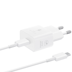 Samsung 25W USB-C Power Adapter EP-T2510X + USB-C to USB-C Cable White - (uus)