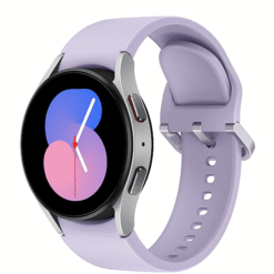 Samsung Galaxy Watch 5 40mm SM-R900 Silver with Purple Sport Band - (uus)
