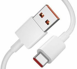 USB cable original Xiaomi 6A 120W Type-C white (1M)