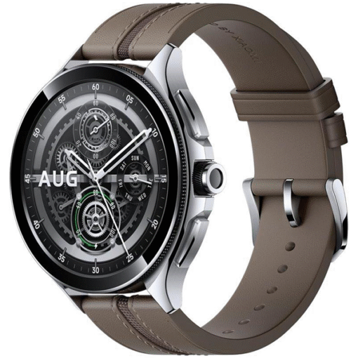 Xiaomi Watch 2 Pro Silver Case with Brown Leather Strap - (uus)