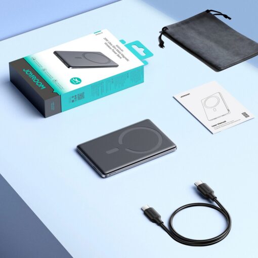 Väline aku Power Bank Joyroom JR-PBM08 20W Magnetic Wireless 5000mAh Space Grey - Image 5