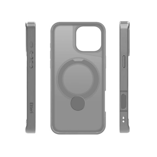 Etteri Matt Mag Ring case for iPhone 17 Air grey - Image 4