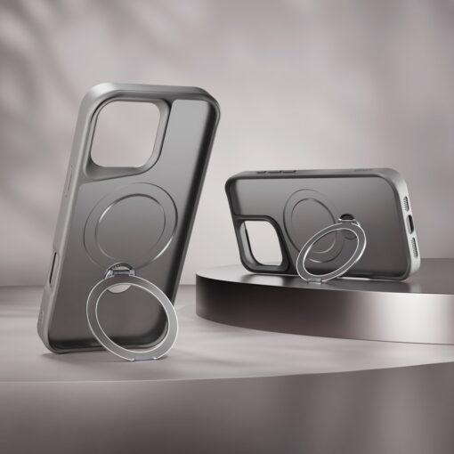 Etteri Matt Mag Ring case for iPhone 17 Air grey - Image 5