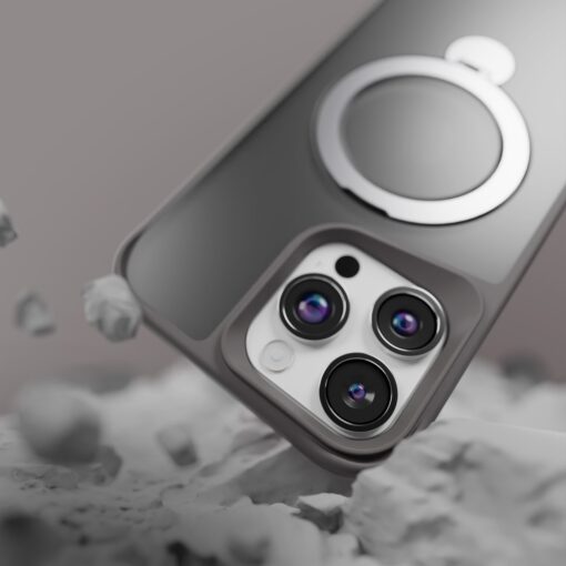 Etteri Matt Mag Ring case for iPhone 17 Air grey - Image 6