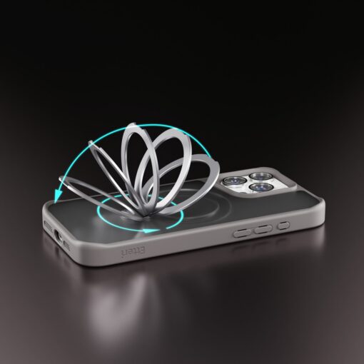 Etteri Matt Mag Ring case for iPhone 17 Air grey - Image 9
