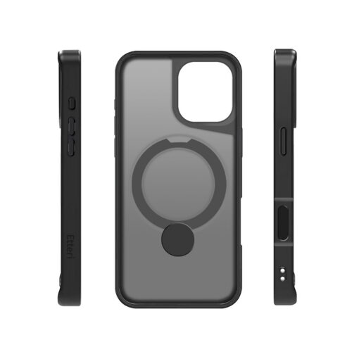 Etteri Matt Mag Ring case for iPhone 17 Air black - Image 4