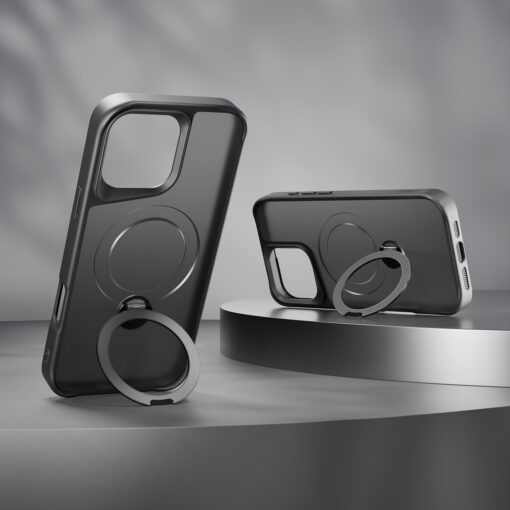 Etteri Matt Mag Ring case for iPhone 17 Air black - Image 5