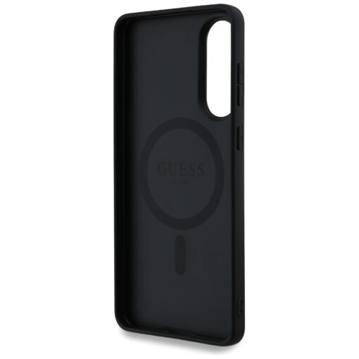 Guess casze for Samsung Galaxy S25 Edge HC MAGSAFE PU 4G RING CLASSIC LOGO black - Image 7