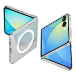 Spigen AirSkin Galaxy Z Flip 7 crystal clear white
