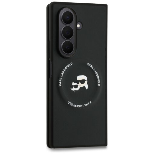 Karl Lagerfeld Karl&Choupette Logo MagSafe case for Samsung Galaxy Z Fold7 black - Image 5