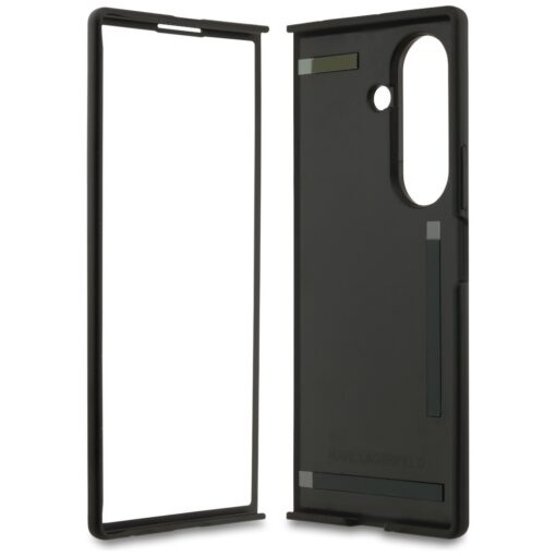 Karl Lagerfeld Saffiano Karl&Choupette Pin case for Samsung Galaxy Z Fold7 black - Image 7