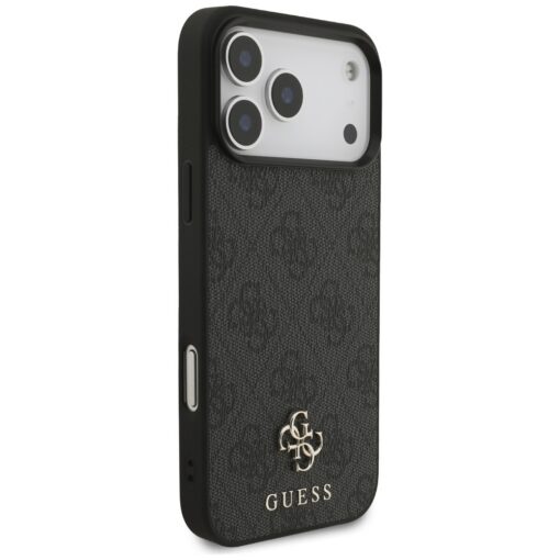 Guess 4G Small Classic Logo MagSafe case for iPhone 17 Pro Max black - Image 4