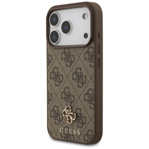 Guess 4G Small Classic Logo MagSafe case for iPhone 17 Pro brown - Image 2