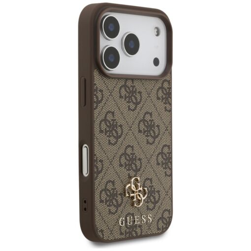 Guess 4G Small Classic Logo MagSafe case for iPhone 17 Pro brown - Image 4