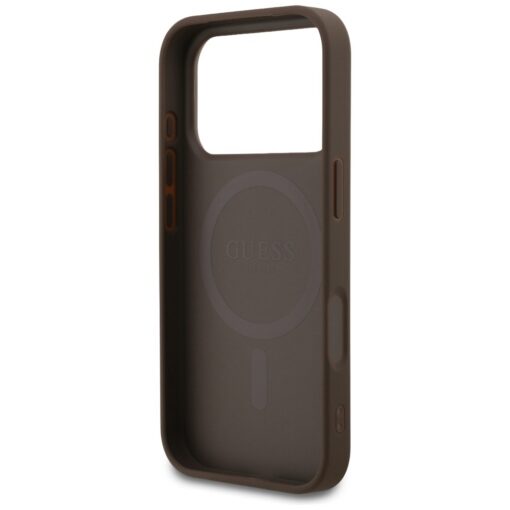 Guess 4G Small Classic Logo MagSafe case for iPhone 17 Pro brown - Image 7