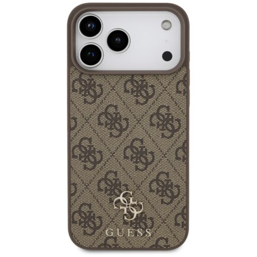 Guess 4G Small Classic Logo MagSafe case for iPhone 17 Pro Max brown - Image 3