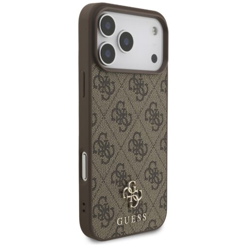 Guess 4G Small Classic Logo MagSafe case for iPhone 17 Pro Max brown - Image 4