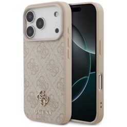 Guess 4G Small 4G and Classic MagSafe case for iPhone 17 Pro pink