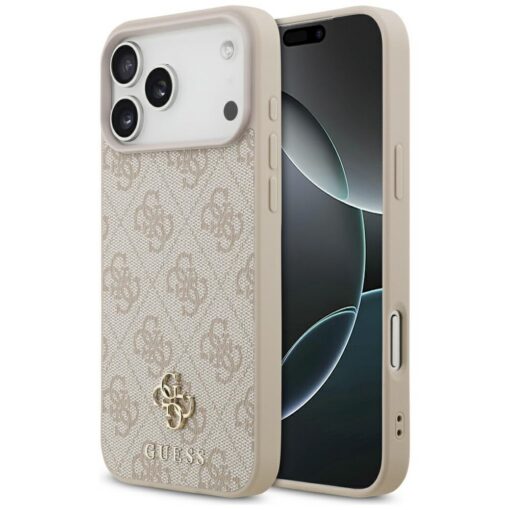 Guess 4G Small 4G and Classic MagSafe case for iPhone 17 Pro Max pink