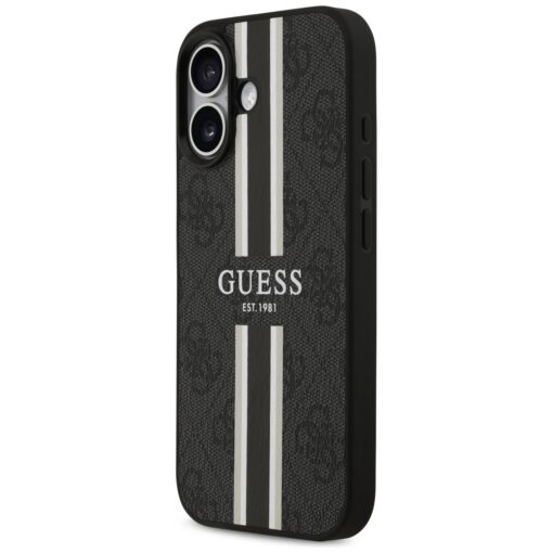 Guess 4G Printed Stripes MagSafe case for iPhone 17 black - Image 2
