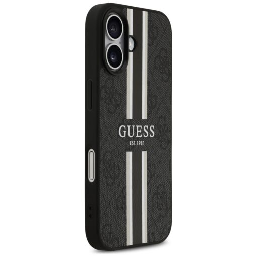 Guess 4G Printed Stripes MagSafe case for iPhone 17 black - Image 4