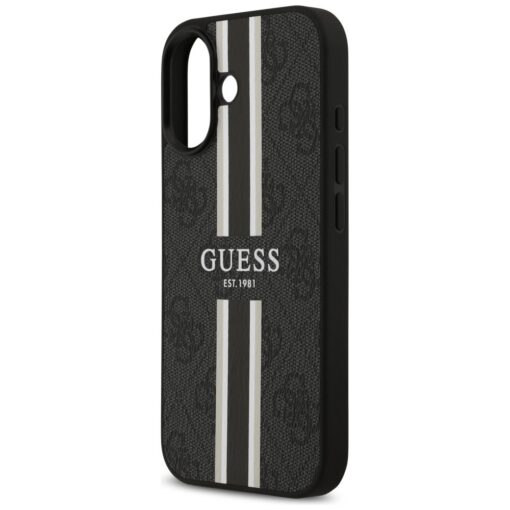 Guess 4G Printed Stripes MagSafe case for iPhone 17 black - Image 6